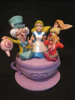   Wonderland Jewelry Box Figurine Tea Cup ride party Case teacup  