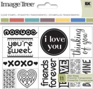 Image Tree CLEAR STAMPS CARD SET ~ FRIENDS  