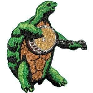   Turtle Terrapin W/ Bango Embroidered Iron on Patch 