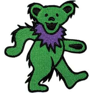   Garcia Green Dancing Bear Embroidered Iron on Patch 