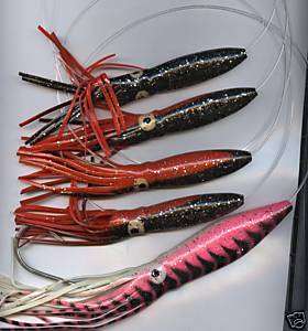 Squid Daisy Chain Offshore Trolling Lure Tuna 6 in rd9p  