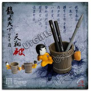 Bruce Lee Kung Fu Pen Holder Kick Trough To Another Side  