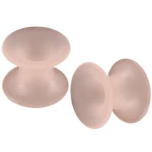 2G 2 gauge 6mm   Skin Color Implant grade silicone Double Flared Flare 