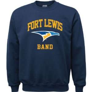   Skyhawks Navy Youth Band Arch Crewneck Sweatshirt