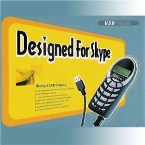  New Skype LCD Telephone Handset Internet Phone USB Phone 