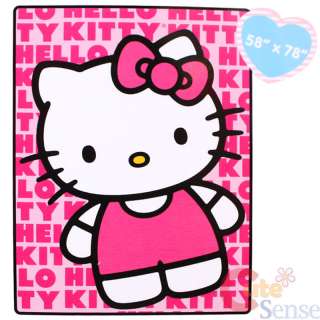 Sanrio Hello Kitty Plush Blanket Twin Microfiber 2