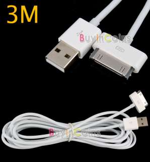 3M 10FT Long Extension USB Sync Data Power Charger Cable for Apple 