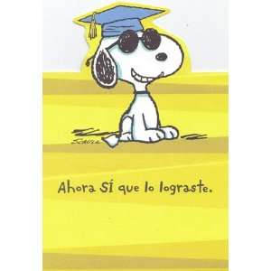 Greeting Card Graduation Peanuts Now You Really Did It Translation 