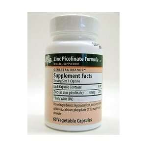  Zinc Picolinate Formula (30 mg) 60 Vegetable Capsules 