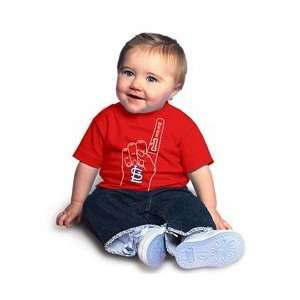   Cardinals Infant #1 Fan T Shirt by Soft as a Grape   Red 12 Months