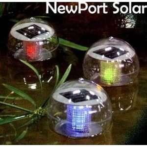  6 Pk Solar Floating Ball Bubble Light Color Changing