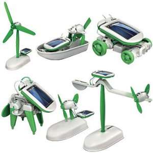  Solar Powered Green Technology Toys (Set of 6) Everything 