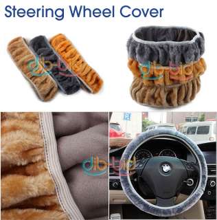 Short Velvet Universal Car Auto Steering Wheel Cover  