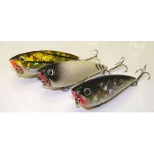   Topwater Poppers Crankbaits   3 Fishing Lures Set