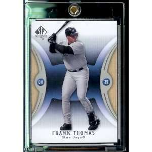 com 2007 Upper Deck SP Authentic # 100 Frank Thomas   Blue Jays   MLB 