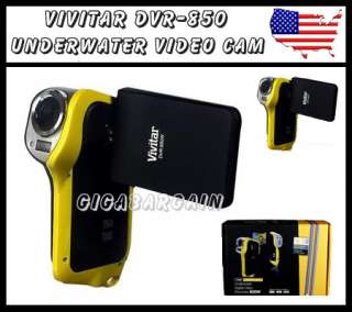 VIVITAR DVR 850W 8MP UNDERWATER VIDEO CAMERA (BK / YEL) 681066204993 