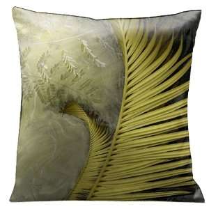   White Marble Micro Suede 18 Inch Square Pillow, Design on Both Sides