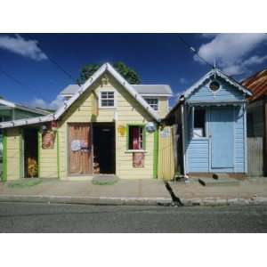  Typical Caribbean Houses, St. Lucia, Windward Islands 