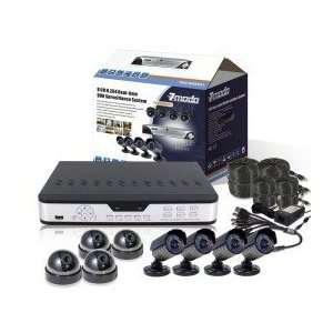  ZMODO 8 CH Video Surveillance DVR Camera Security System 
