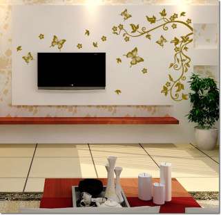   With Butterfly Wall Art Decor ,Wall Stickers , Wall Decals w086  