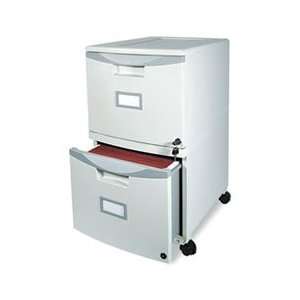  2 Drawer Mobile Filing Cabinet, 14 3/4w x 18 1/4d x 26h 