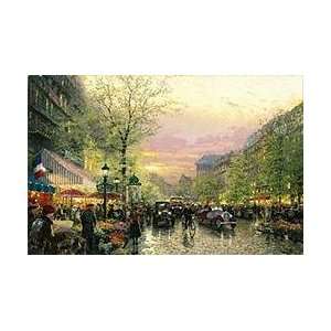   Kinkade   Paris, City of Lights Studio Proof Canvas