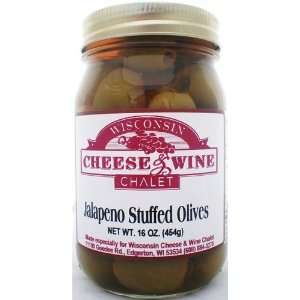 Wisconsin Chalet Jalapeno Stuffed Olives  Grocery 