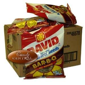 David Sunflower Seeds BBQ Large Bag (12 Ct)  Grocery 