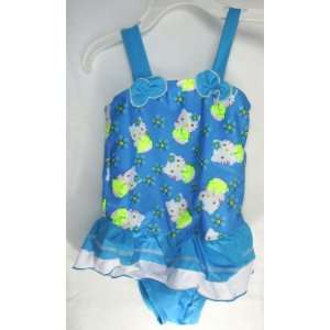    Girl Hello Kitty Swimsuit Swimwear S 5/6 New 