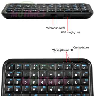 Mini Bluetooth Keyboard Galaxy Tab Android Xoom iPad PC  