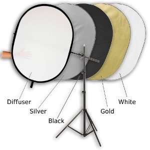   Telescopic Stand, Soft Silver/Gold/Black/White/Diffuser Camera