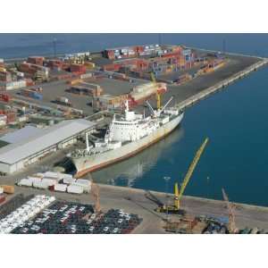  Container Terminal and Cargo Ship, Salerno, Campania 