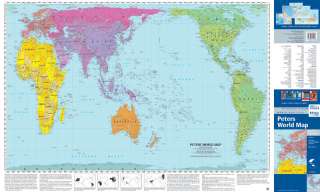 World Wall Map (Peters/Hema) Laminated new latest ed.  