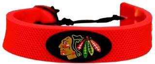 Chicago Blackhawks Team Color NHL Bracelet Wristband  