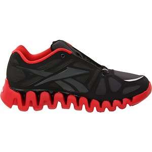 Reebok V51103 ZigDynamic Black/Gravel/Red Mens Athletic Shoes NIB New 