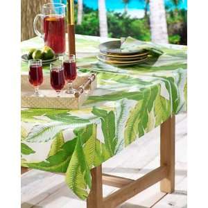  Tommy Bahama Banana Leaves Zipper Tablecloth