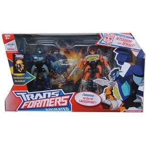  Transformers Animated Jetstorm and Jetfire Toys & Games