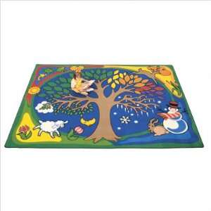   Kids 45XX A Tree For All Seasons Rectangular Rug Size 84 x 118