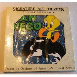  Signature Art Trivets 6x6 Ceramic Looney Tunes San Diego 