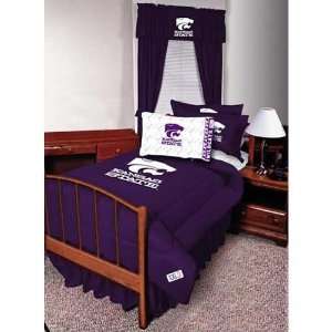    Kansas State Wildcats Twin Size Bedskirt 