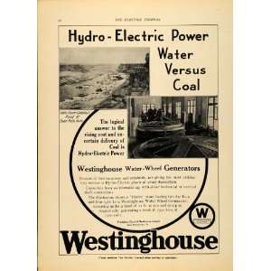   Electric Mfg Water Wheel Generator   Original Print Ad