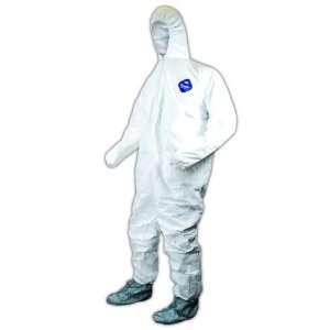 Magid EconoWear Tyvek Coverall with Hood and Boots, Disposable 