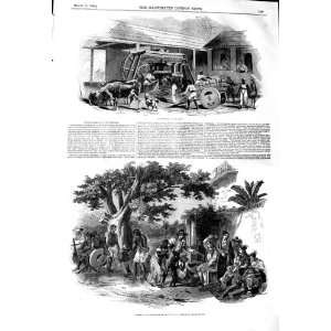   1845 SLAVE LABOUR BRAZILIAN SUGAR MILL PUNISHMENT FARM