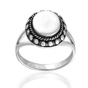  Bling Jewelry Engrave Vintage Style Womens Oval Beaded 