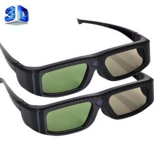 packs 3D Active Shutter Glasses Compatible with Infrared based 3D 