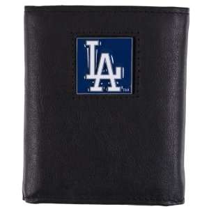   Dodgers   MLB Tri fold Leather & Canvas Wallet