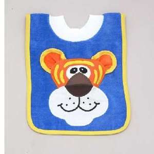  Tiger Pullover Bib W/washcloth 