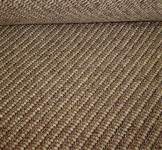 New Brown & Mint Tweed Design Woven Heavy 100% Wool Upholstery Fabric 